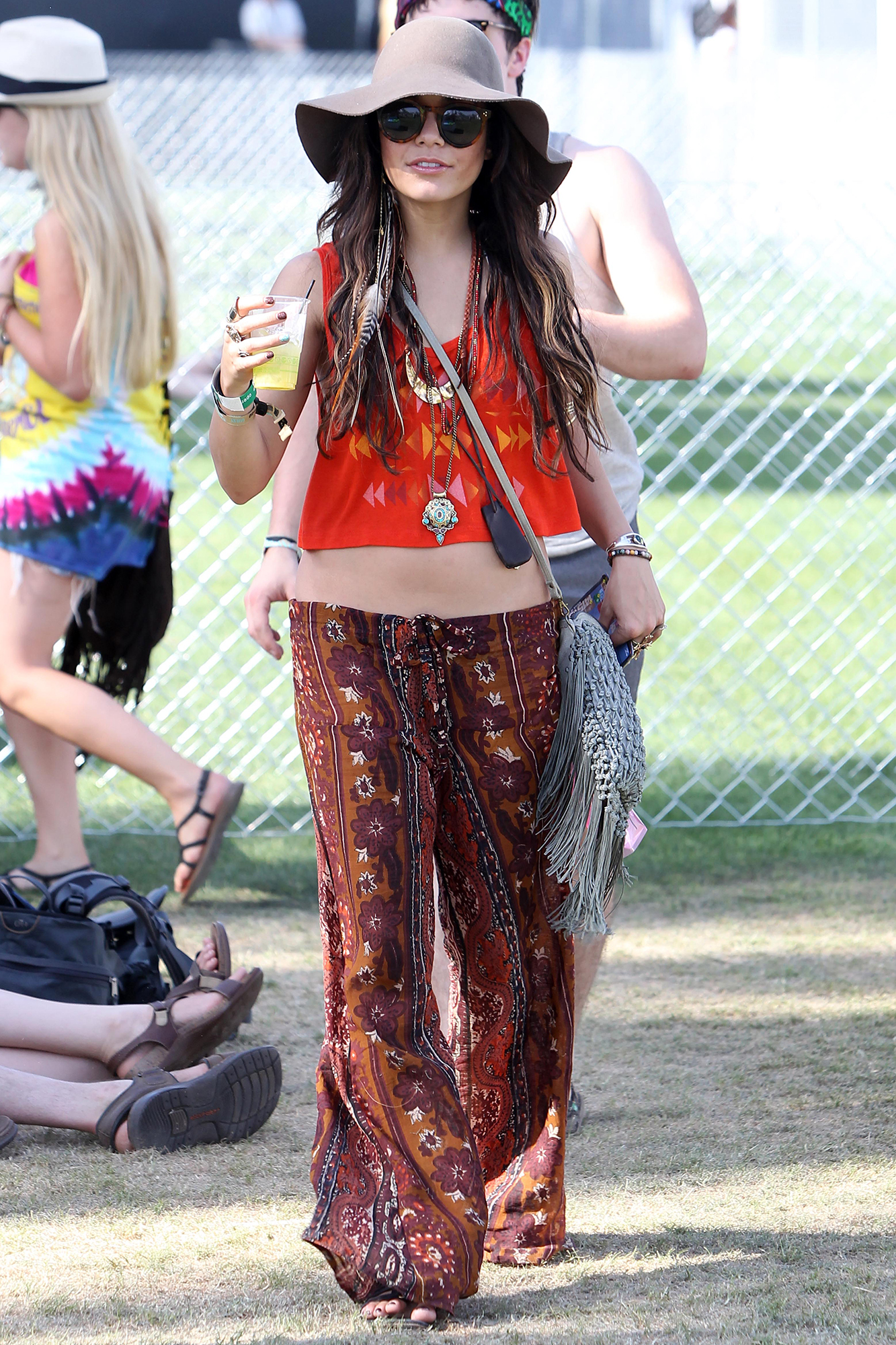 Bohemian coachella store outfit female