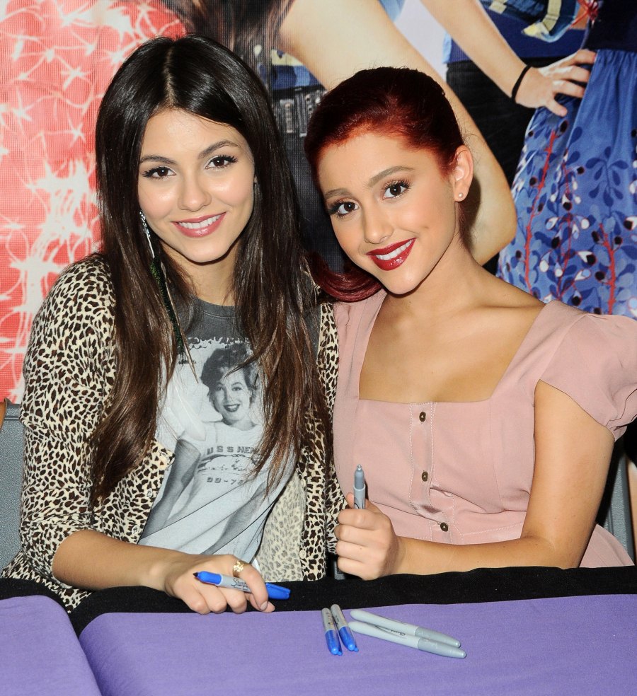 Victoria Justice Calls Ariana Grande Feud Rumors So Stupid Us Weekly 