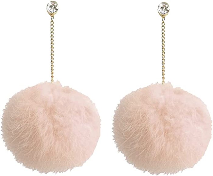 coquette-aesthetic-amazon-pom-pom-earrings