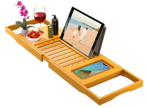 Bambüsi Premium Bathtub Tray Caddy