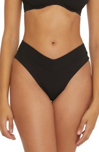 Becca Modern Edge High Waist Bikini Bottoms