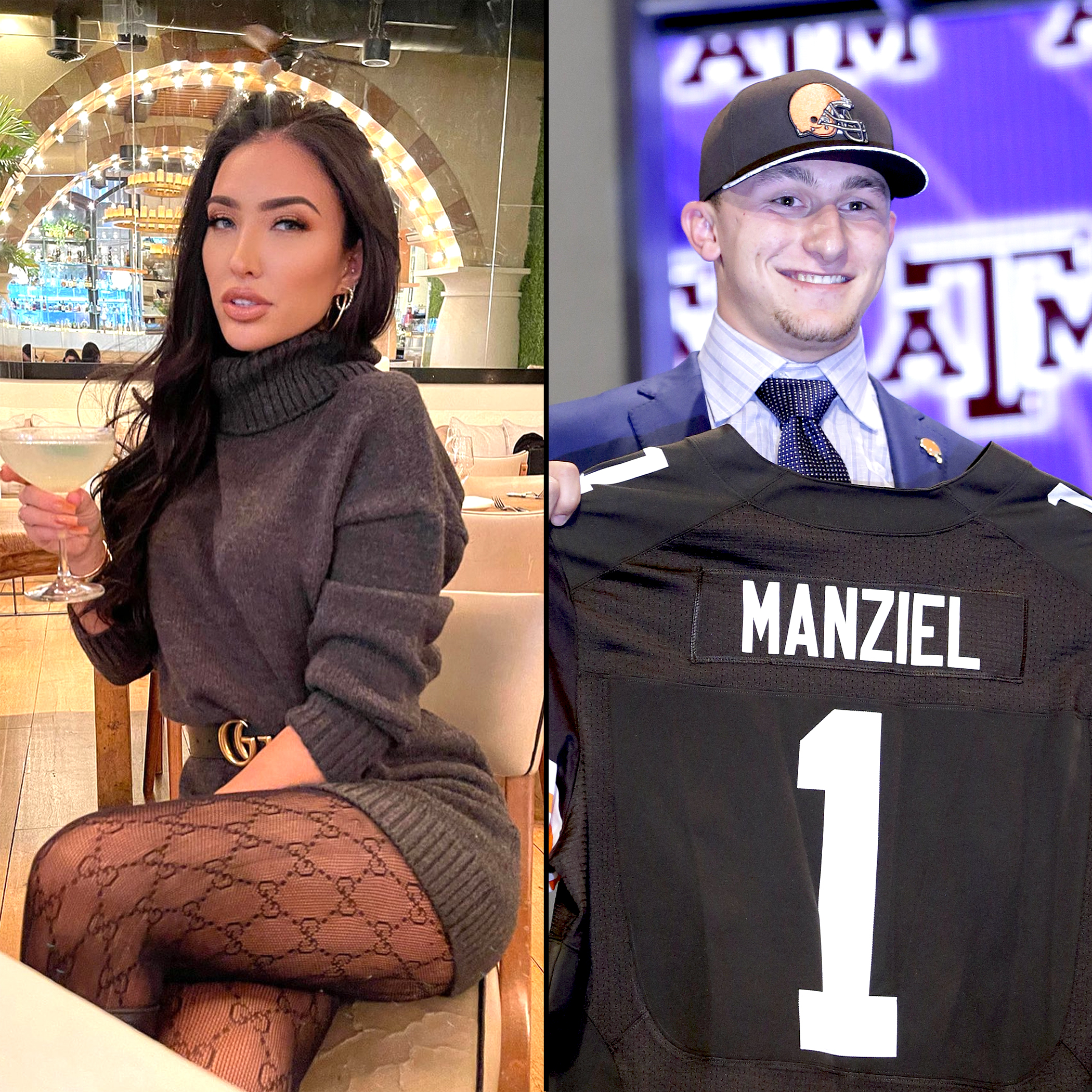 Verkaufe Bre Tiesi von Sunset und die Beziehungszeitleiste von QB Johnny Manziel