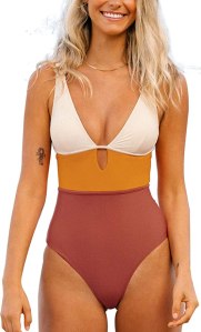 CUPSHE Women's Color-Block One Piece