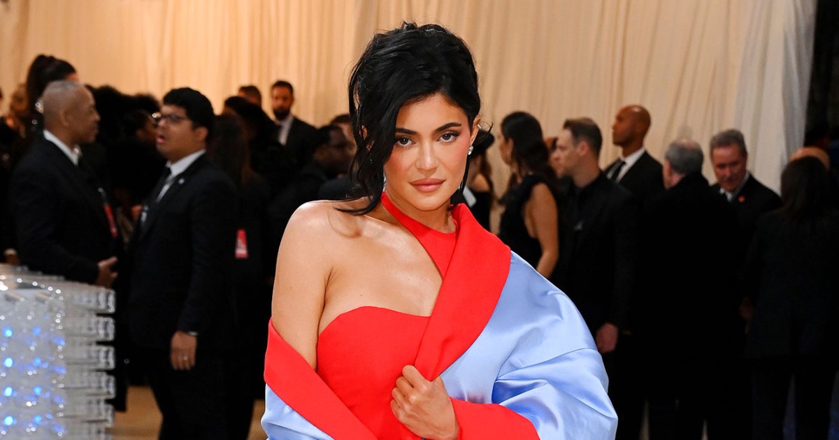 Kylie Jenner Wears Red Haider Ackermann Gown at 2023 Met Gala