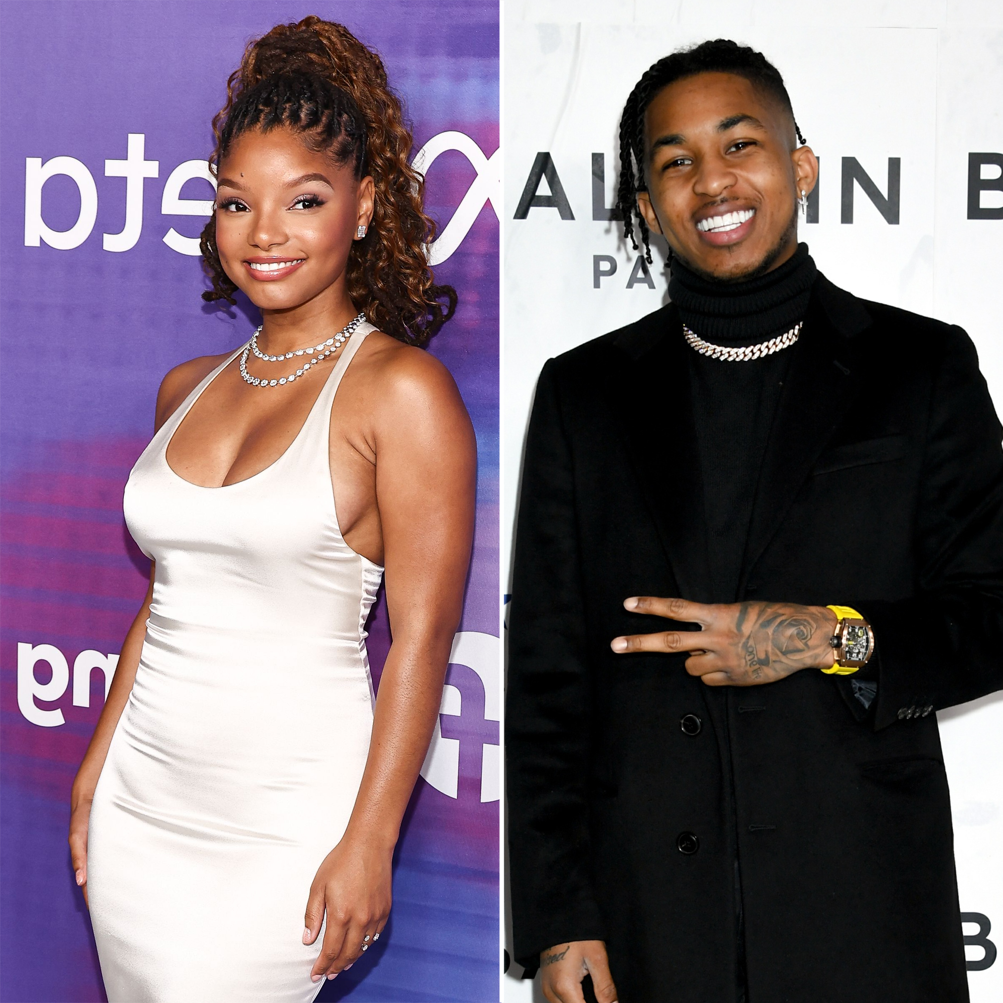 Cronograma de relacionamento de Halle Bailey e DDG