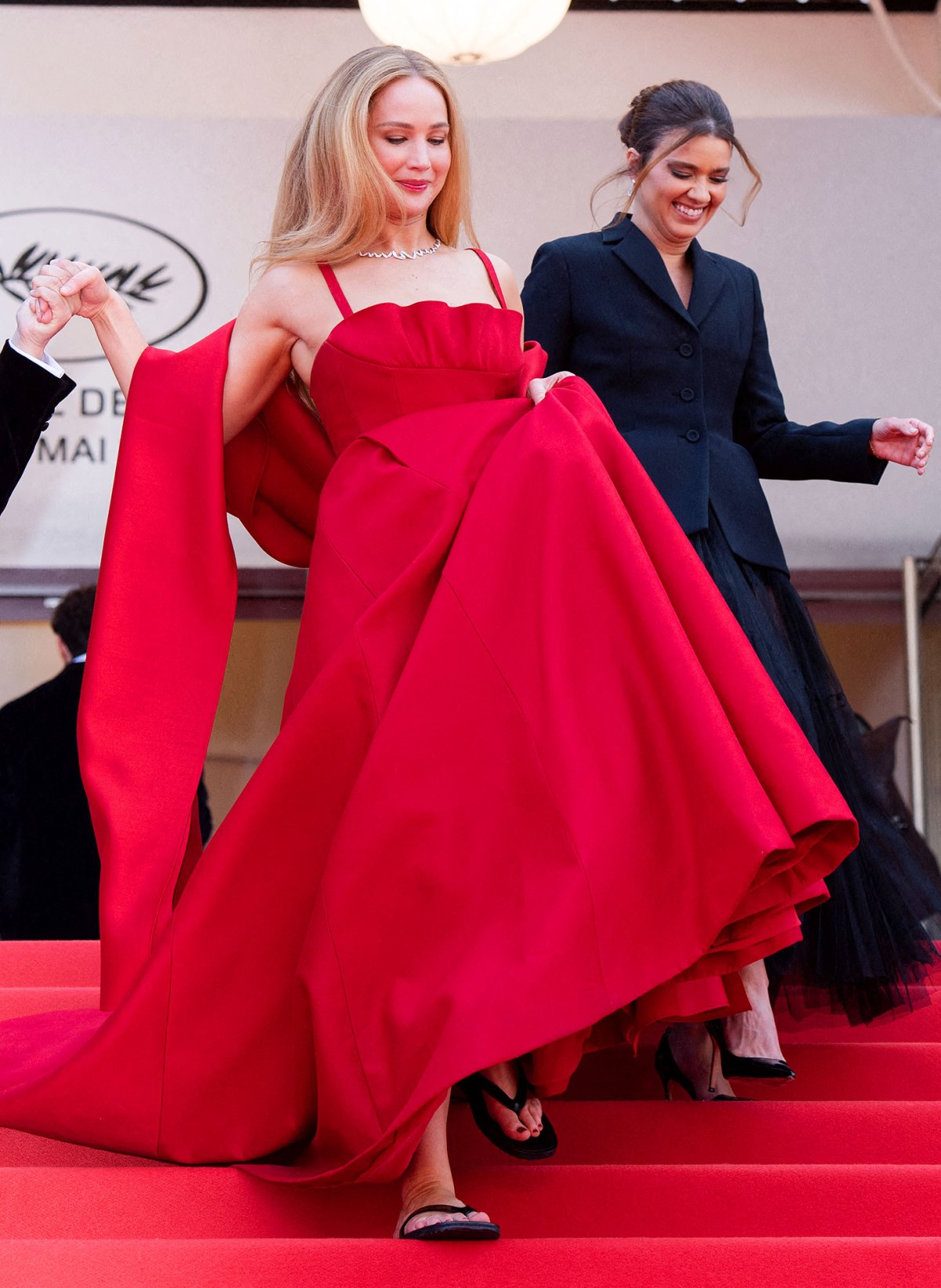 Cannes 2023: Jennifer Lawrence and Gigi Hadid serve the finest red carpet  moment