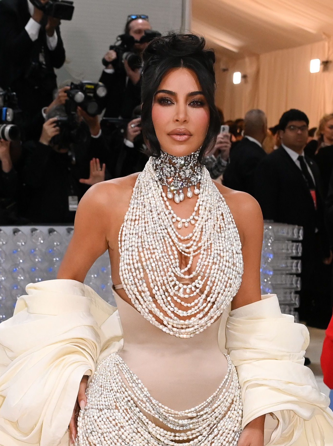 Kim Kardashian West's Oscars After-Party Look Is a Lesson in Fashion  History | Vogue