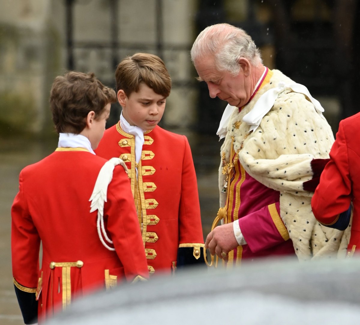 Prince Walks in King Charles III's Coronation Procession