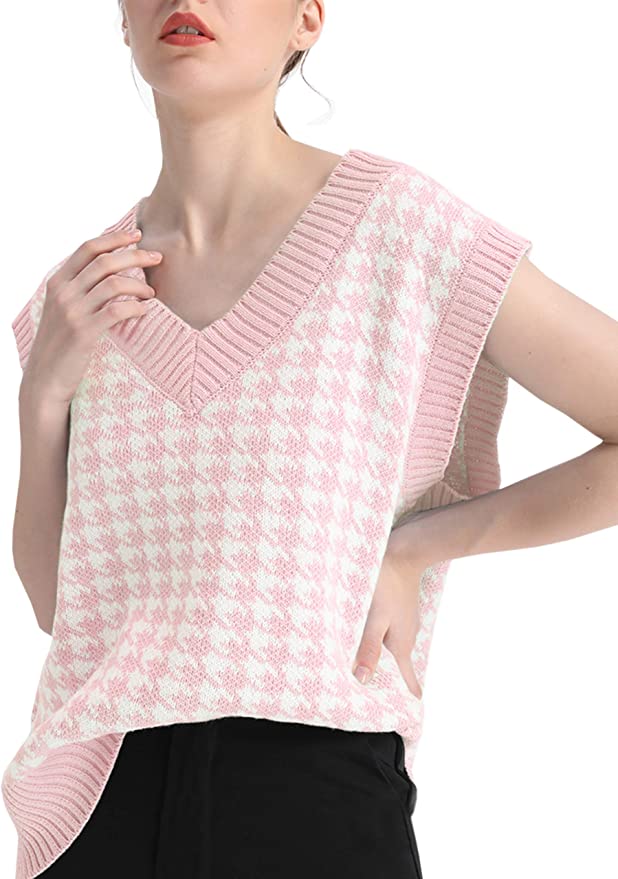 Safrisior Layering Sweater Vest Comes in Bright Pastels for Spring