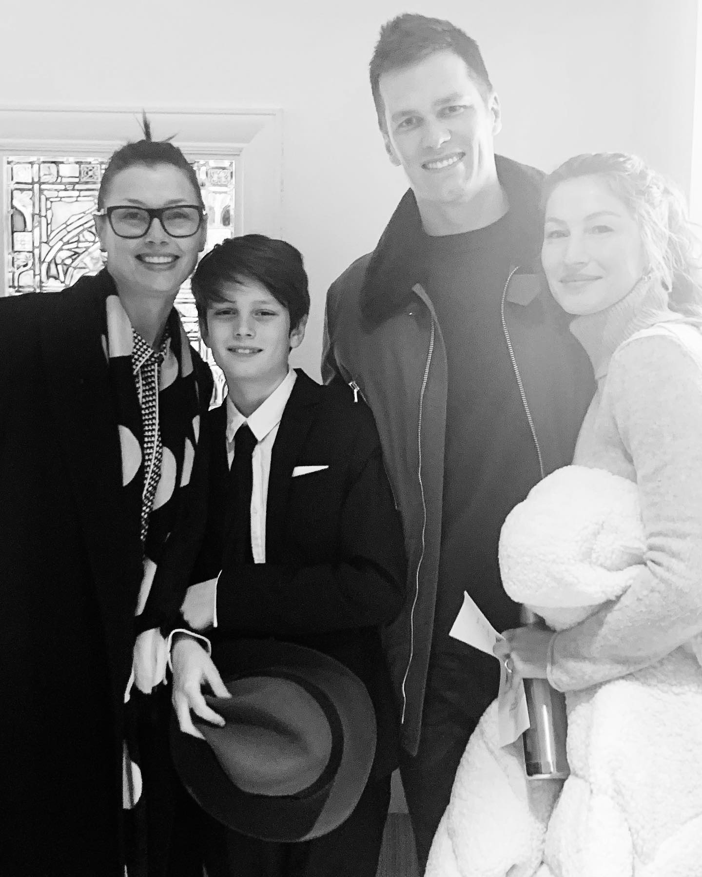 Tom Brady shares rare family photo with ex Bridget Moynahan and wife Gisele  Bundchen