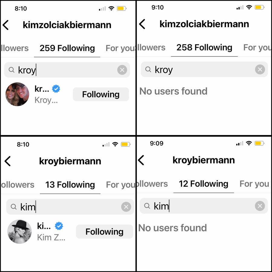 RHOA's Kim Zolciak-Biermann and Estranged Husband Kroy Biermann Unfollow Each Other Amid Divorce 4 split