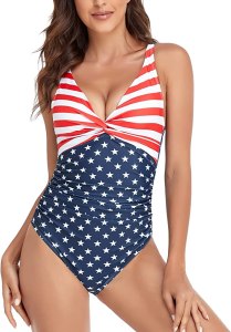 ruched one-piece