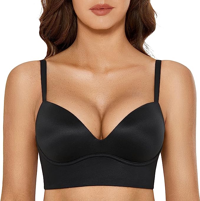 Push Up For The Chestwireless Push-up Sports Bra For Women