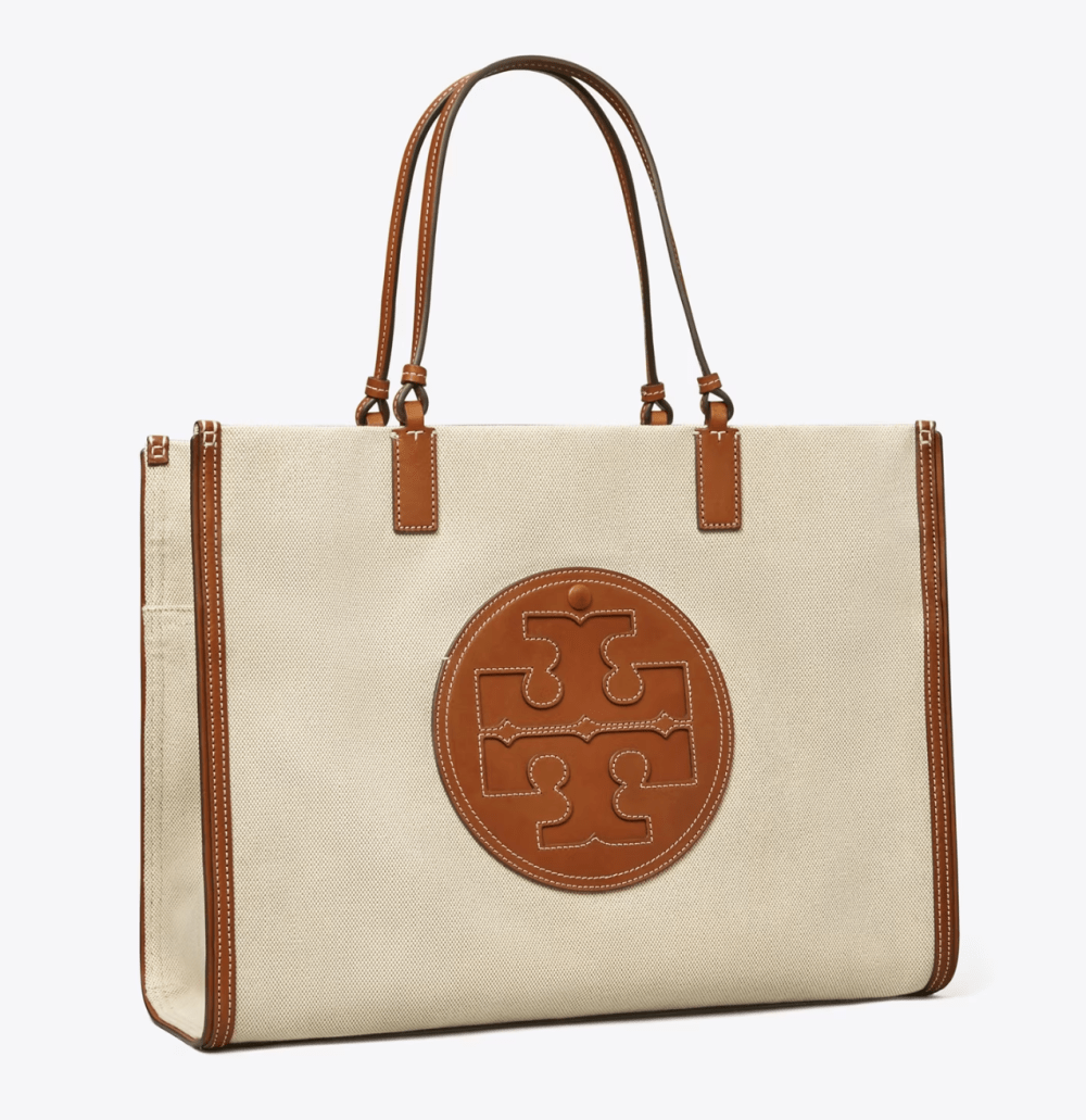 NWT! Tory Burch Blake Canvas Bucket Bag Crossbody $328