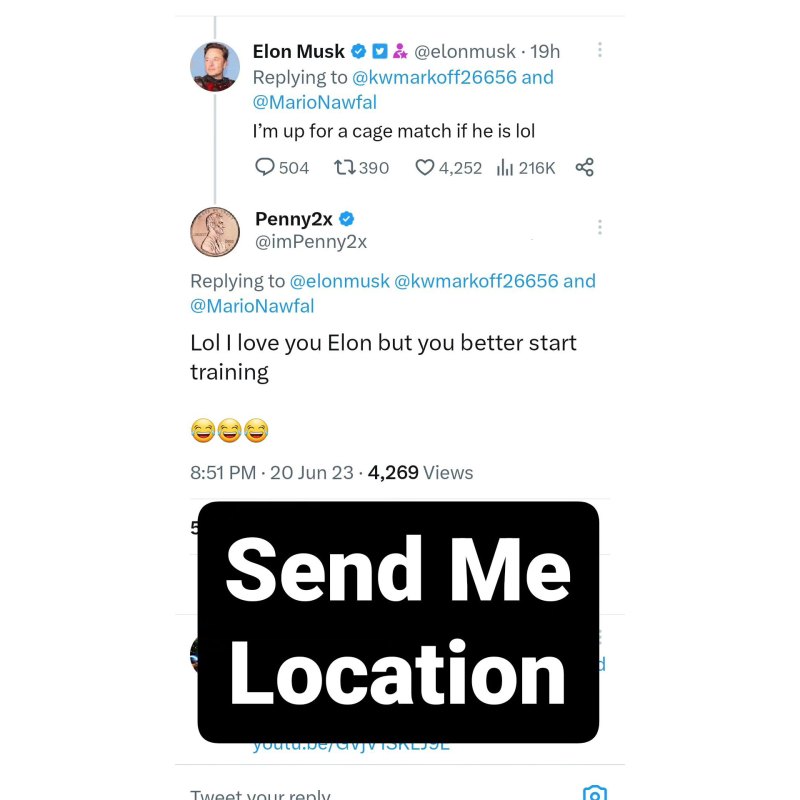 Mark Zuckerberg Down to Spar With Elon Musk