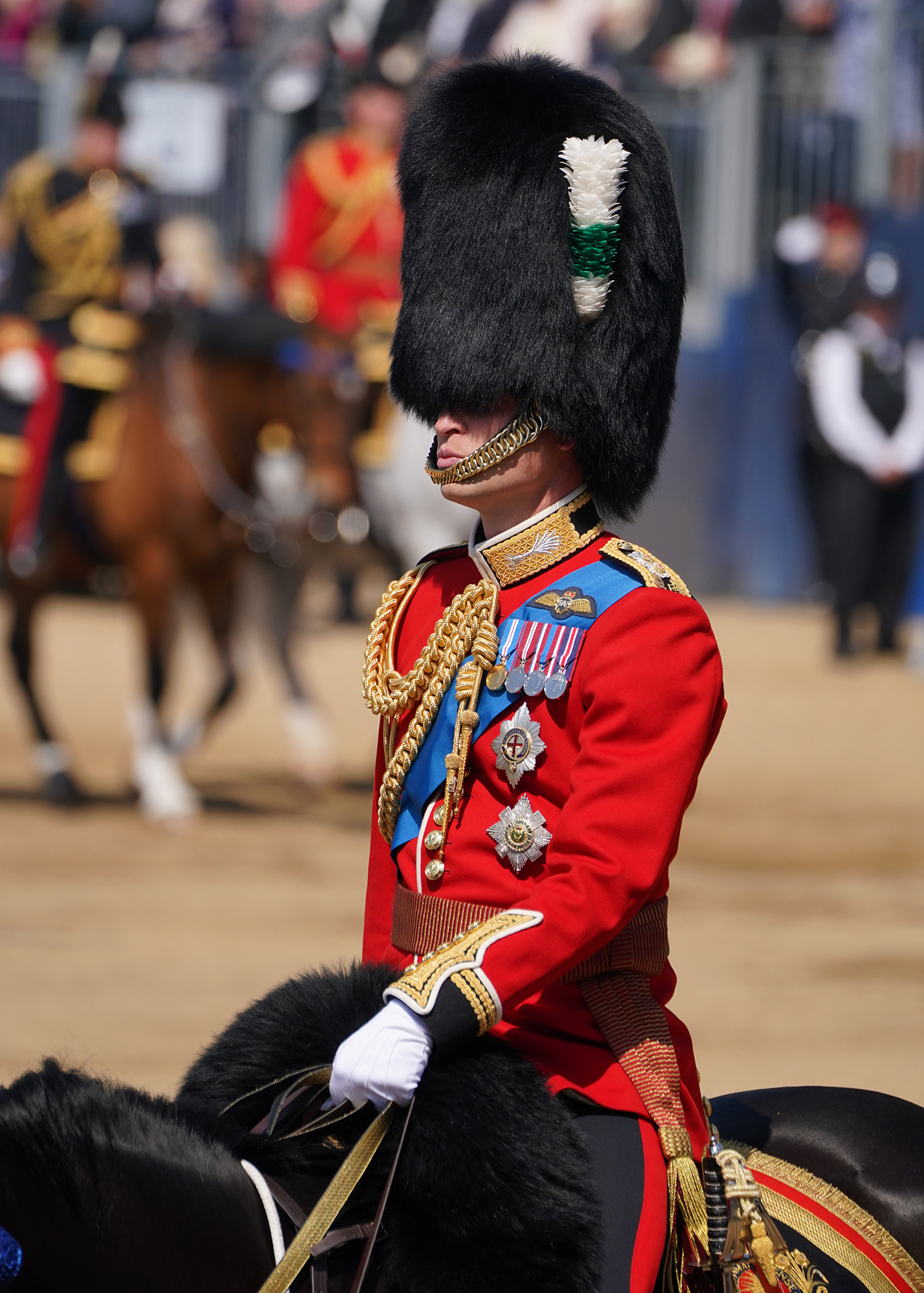 Prince William's Touching Tribute to Trooping the Colour Soldiers ...