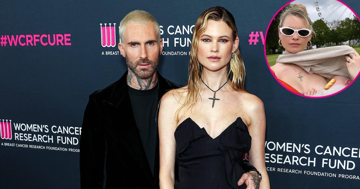 Behati Prinsloo Offers Rare Glimpse at 3rd Baby With Adam Levine: Pic