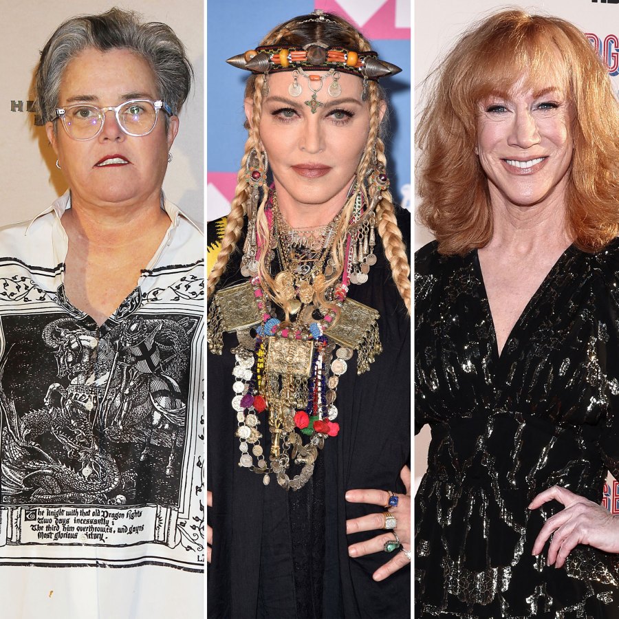 Rosie O Donnell Shares Madonna Health Update Kathy Griffin Offers Support