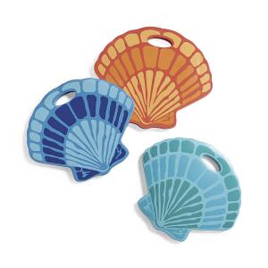 Shell Shaped Poolside Seats