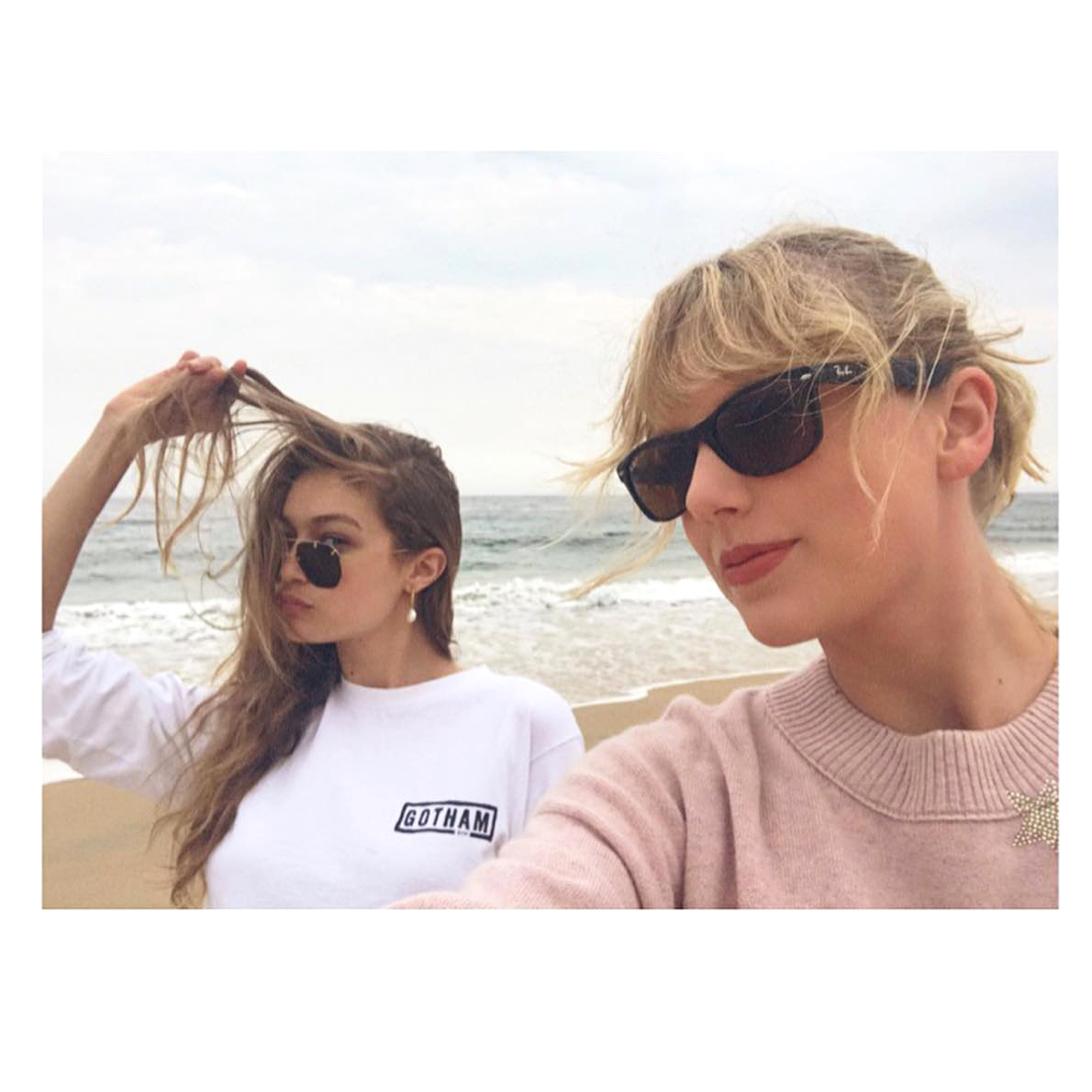 Gigi Hadid with Taylor Swift February 5, 2016 – Star Style