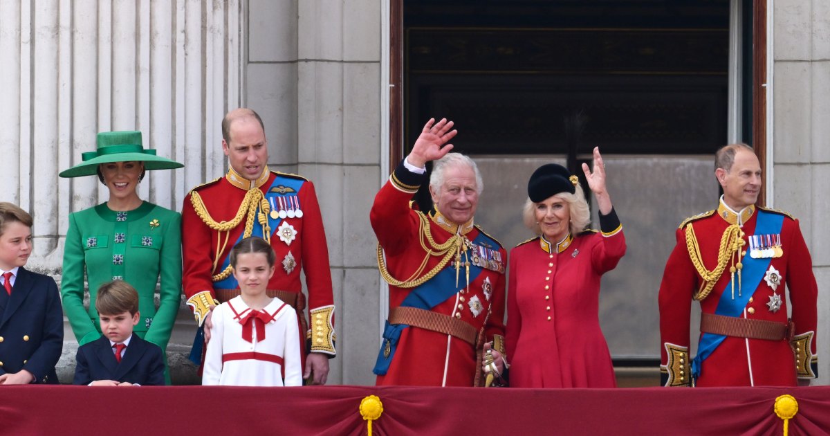 Camilla! William! Kate! All the Royals at Charles' Trooping the Colour ...