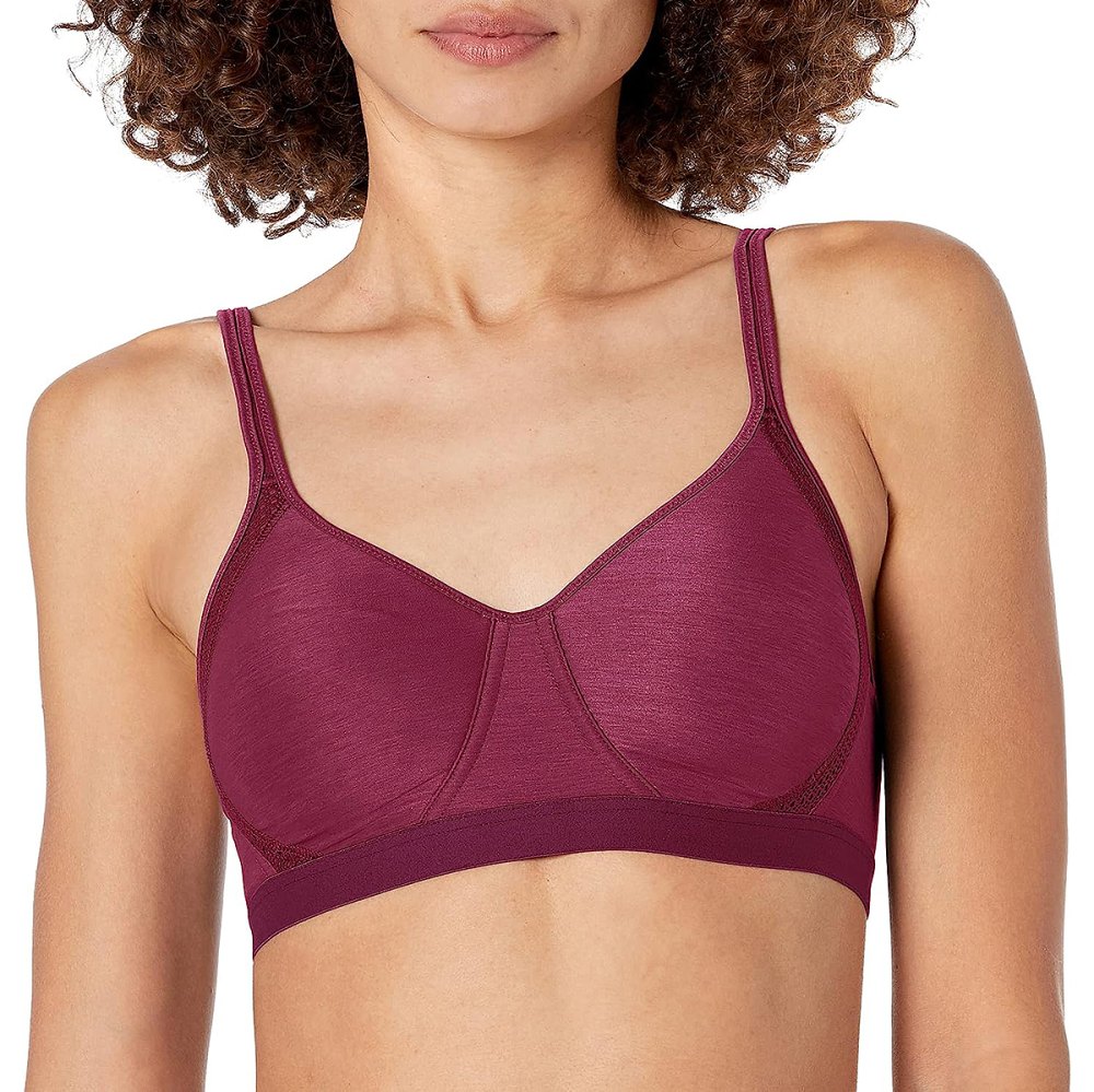 Lovable Ladies Stripped Wirefree Bralette Bra size Small Colour