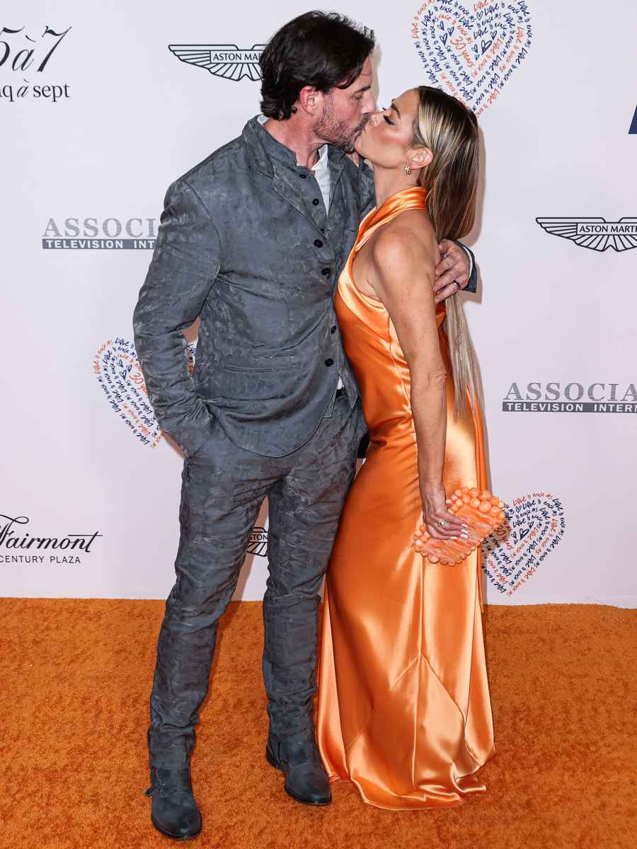 PDA Alert! Denise Richards and Aaron Phypers Kiss on Red Carpet