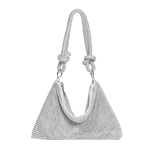 Tngan Women Evening Clutch Acrylic Square Box Bag with Rhinestones Shoulder  Bag Crossbody Bag Handbag