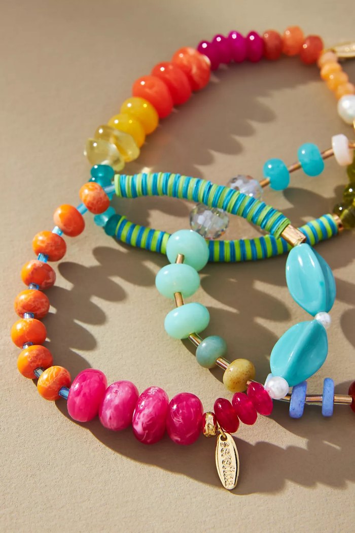 multi-colored bracelets