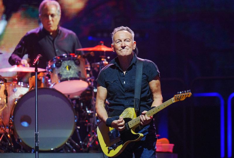 Bruce Springsteen Dead Born to Run and The River Singer Dies 324 with the E Street Band in concert in Copenhagen, Denmark