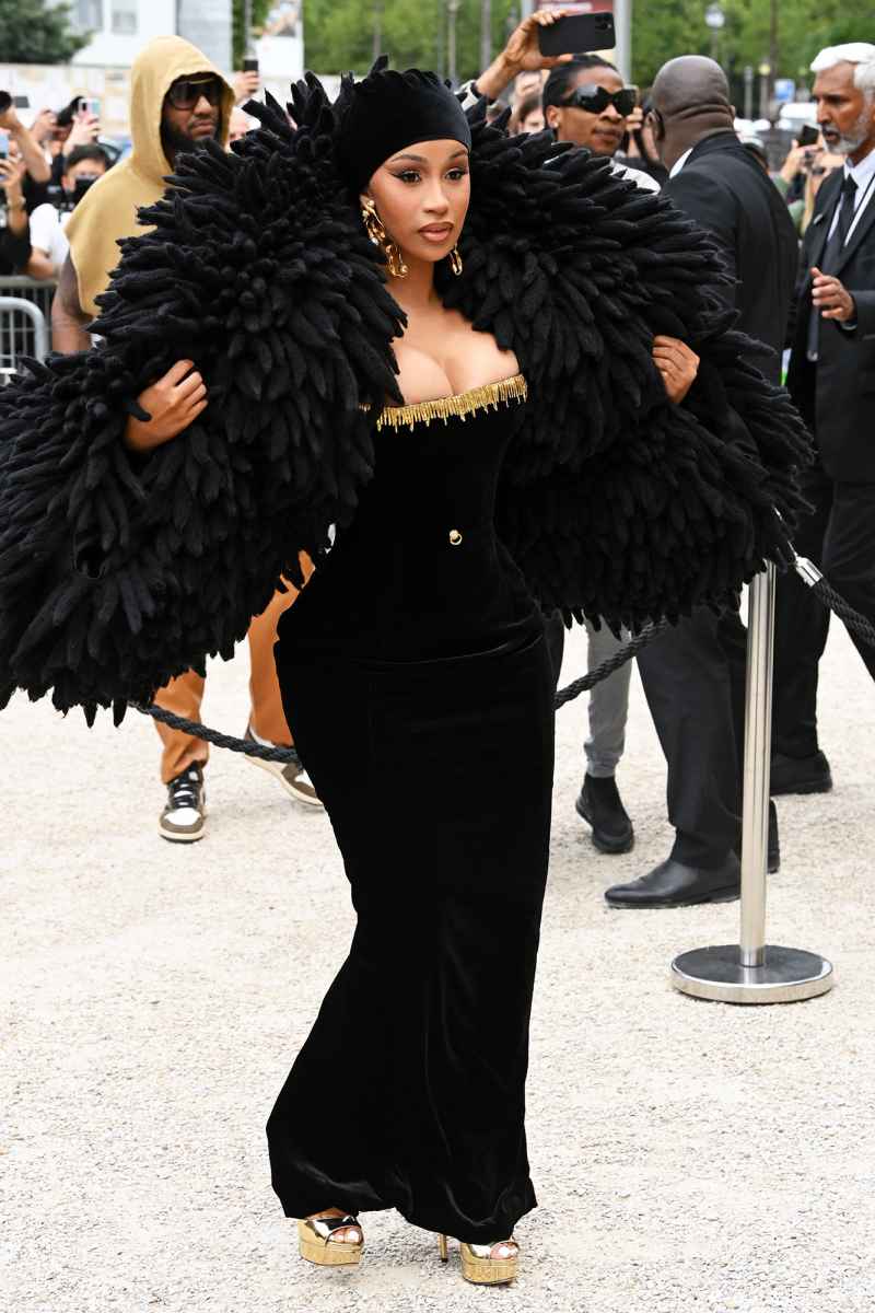 Cardi B at Haute Couture Fashion Week