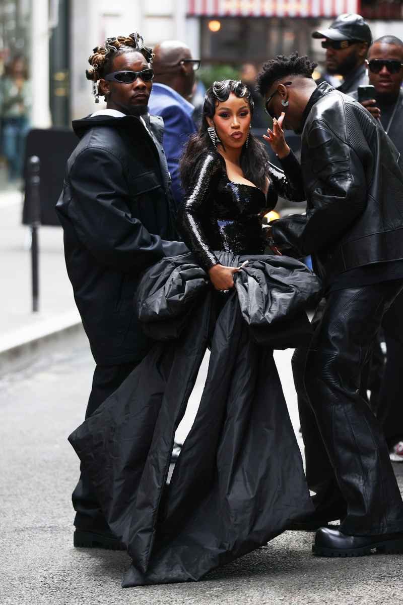 Cardi B at Haute Couture Fashion Week