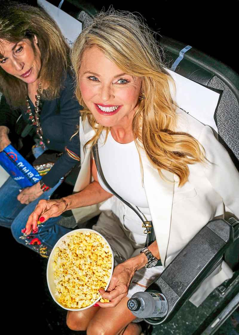 Christie Brinkley They Eat Popcorn At The Movies Just Like Us