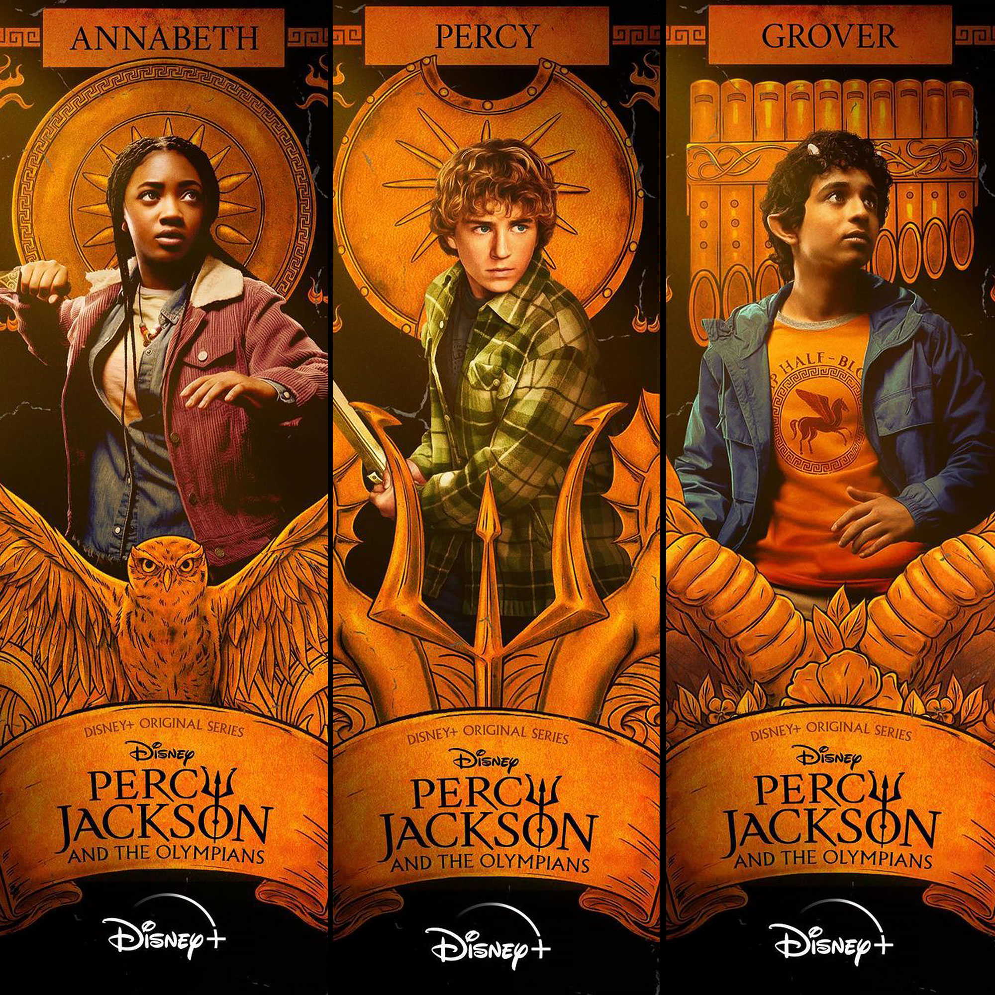 Percy Jackson And The Olympians': First Main Character Posters For Disney+  Series Unveiled