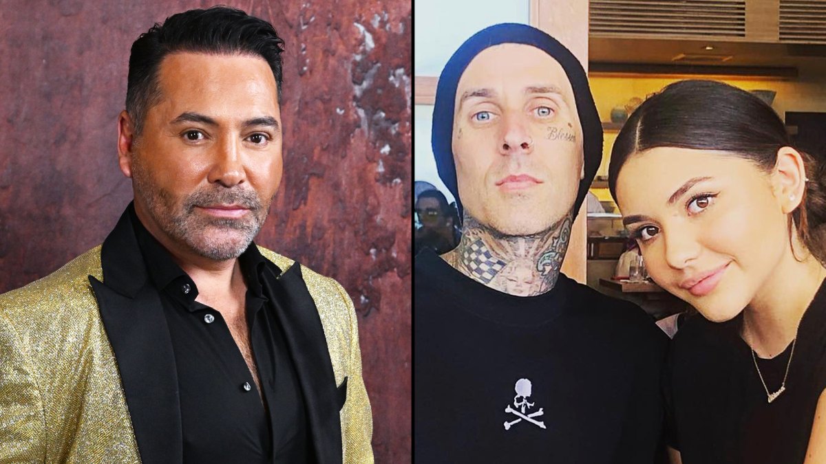 Oscar De La Hoya Is 'Grateful' Travis Barker Raised Daughter Atiana