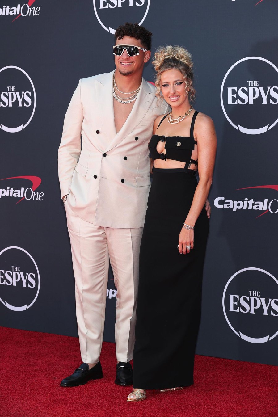 Patrick Mahomes, Wife Brittany Gush About Kids on 2023 ESPYs Red Carpet