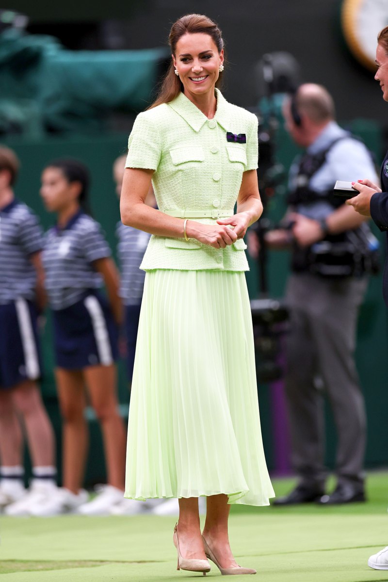 Kate Middleton Perfectly Coordinates With Tennis Balls at Wimbledon ...