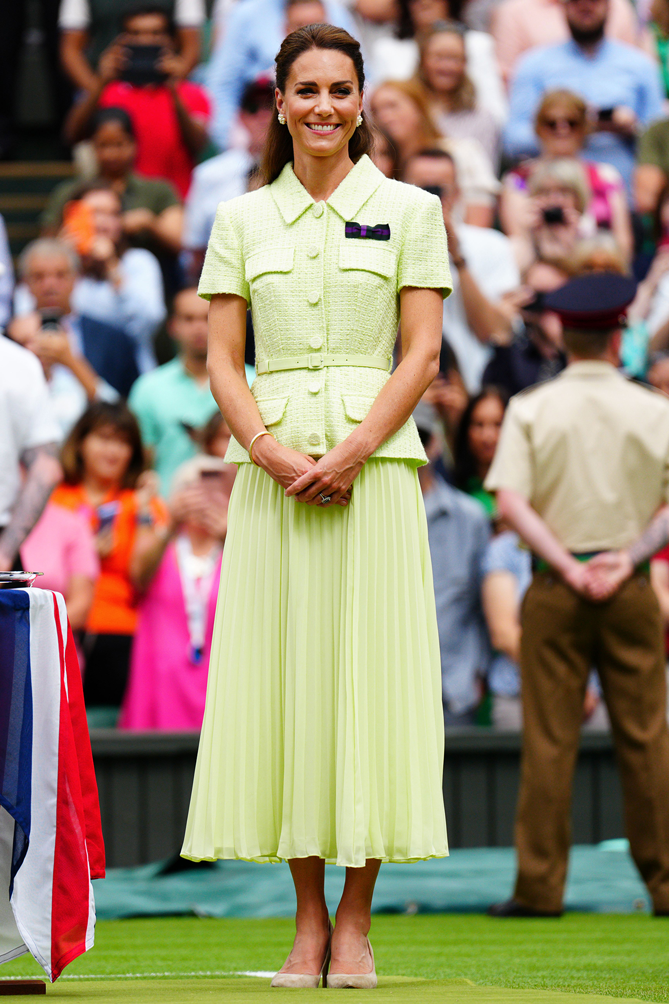 Kate middleton green dress hot sale wimbledon