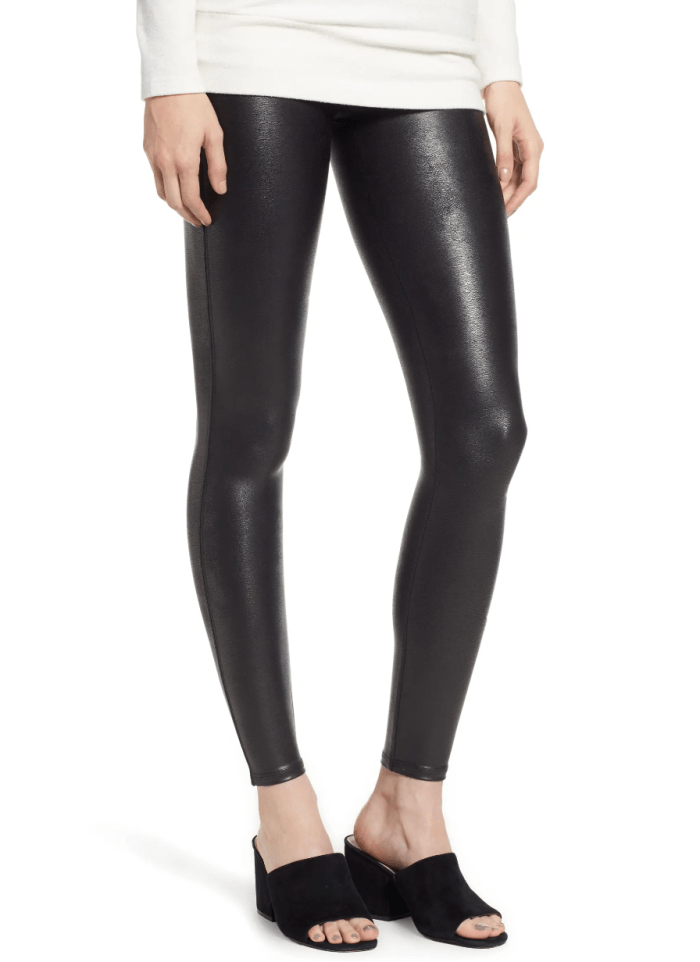 Spanx Faux Leather Leggings Are on Sale at Nordstrom | Us Weekly