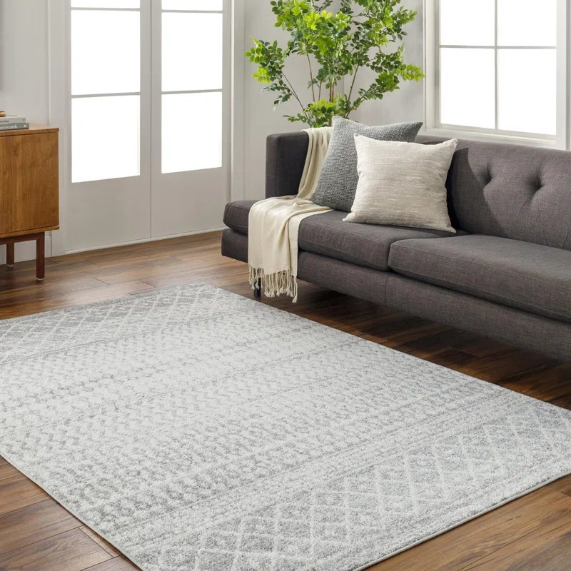 gray rug