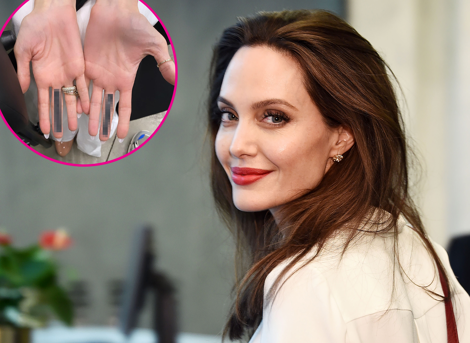 Angelina Jolie S Tattoo Artist Denies She Got New Brad Pitt Related Ink   Angelina Jolies Tattoo Artist Confirms Shes Not Giving Brad Pitt The Finger With New Ink1 