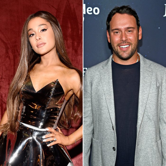 Ariana Grande Parts Ways With Scooter Braun 1 Day After Demi Lovato Us Weekly 