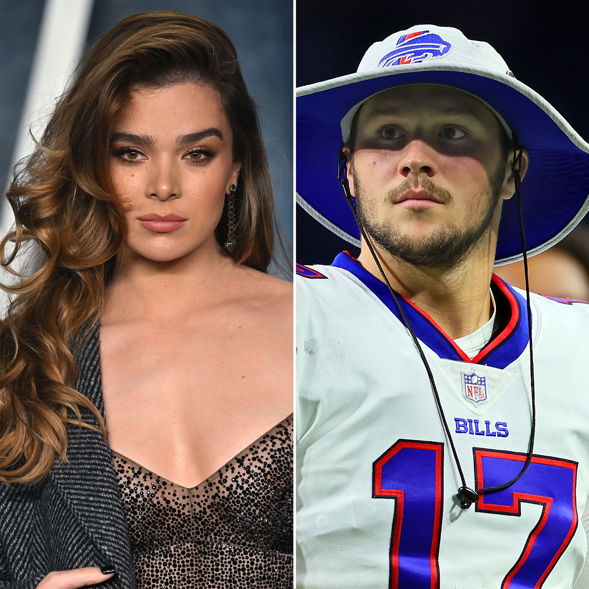 Cronograma de relacionamento de Hailee Steinfeld e Buffalo Bills, Josh Allen