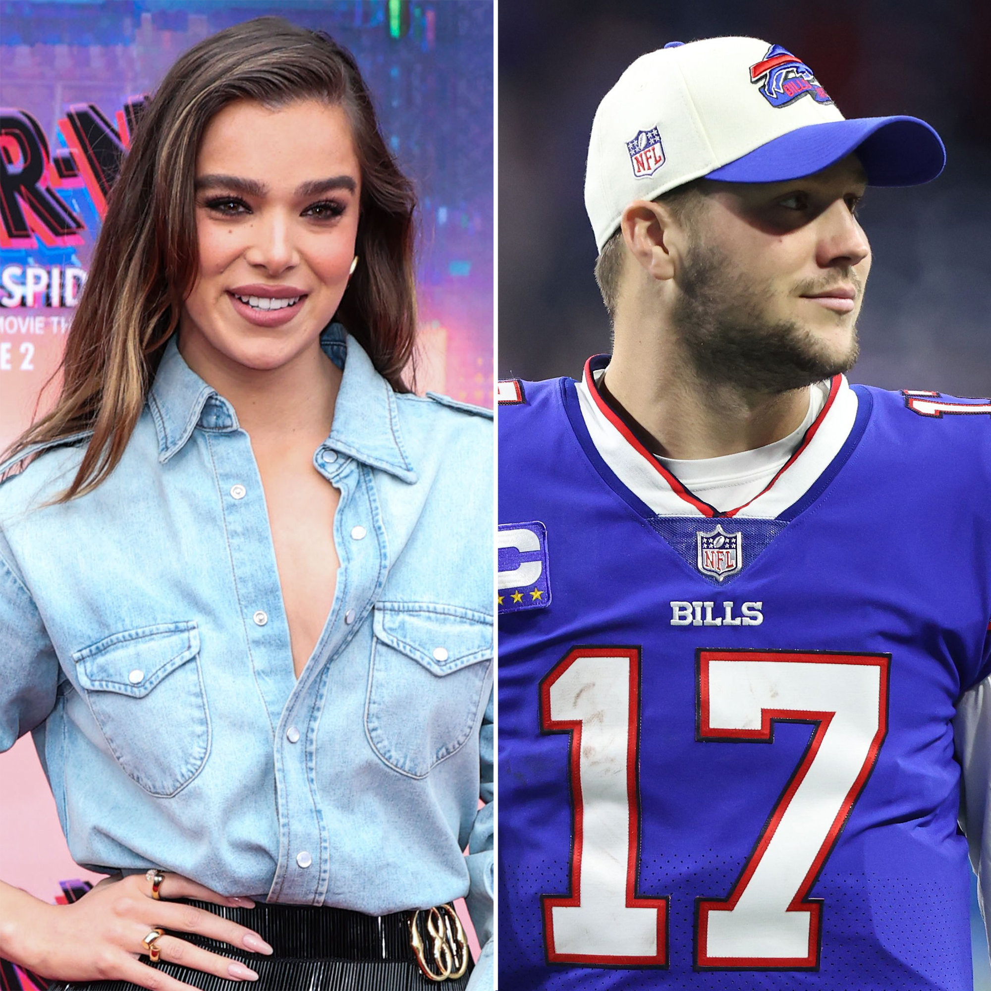 Cronograma de relacionamento de Hailee Steinfeld e Buffalo Bills, Josh Allen