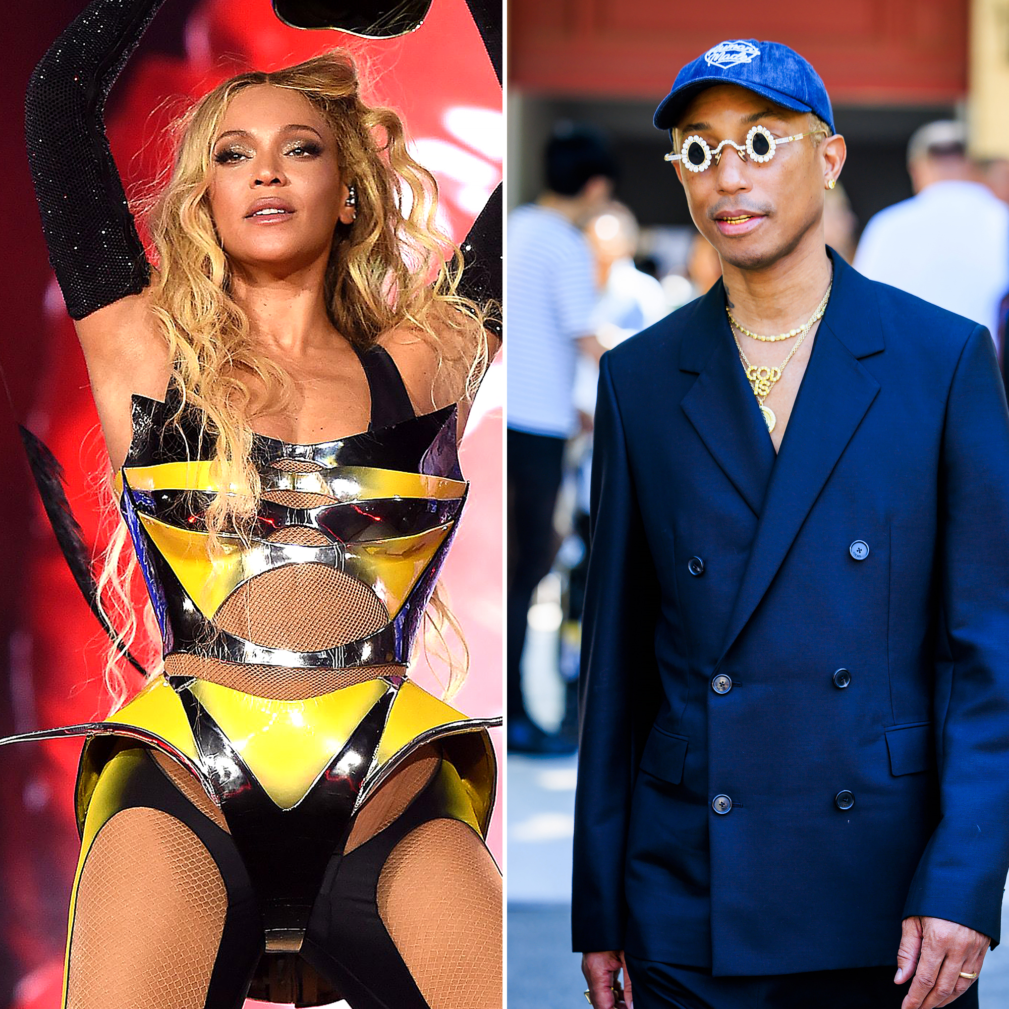 Pharrell Williams Details Making Custom Jumpsuit for Beyoncé
