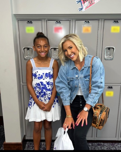 Savannah Chrisley and Chloe 1st day of 5th Grade