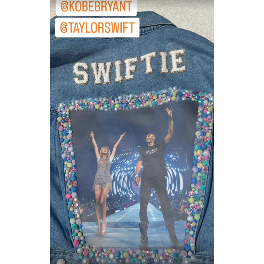 Vanessa Bryant pays tribute to Kobe Bryant and Taylor Swift with a special  jacket she wore at Eras Tour