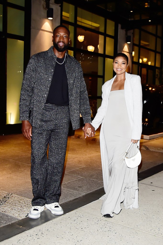 -FEATURED- Gabrielle Union and Dwyane Wade Turn Up the Heat in Contrasting Outfits on Date Night in NYC