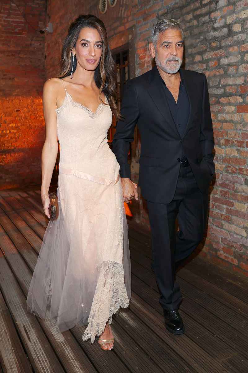 George Clooney and Amal Clooney Stylish Date Night 2 Venice International Film Festival