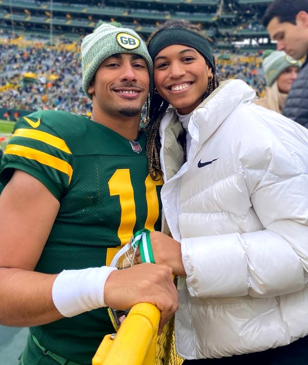 Green Bay Packers Jordan Love Ronika Stones Relationship Timeline Us Weekly 